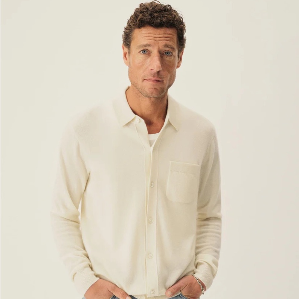 LNWOT Buck Mason California Cashmere Button Down